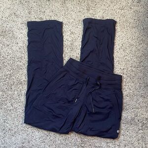Lululemon Dance Studio Mid Rise Navy Blue Active Pant Size 4